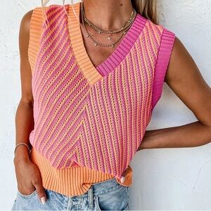 Women’s Colorblock Knit tank Top